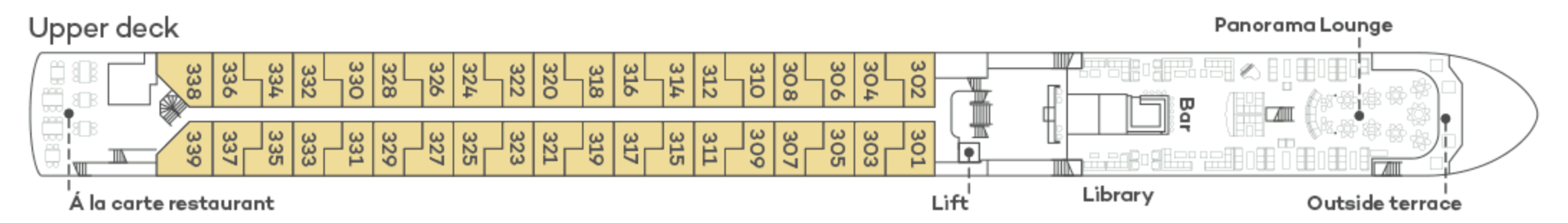 Saga River Cruises Spirit of the Rhine Deck Plans Upper Deck.png
